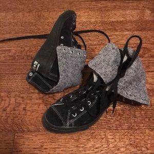 Converse high top wedges